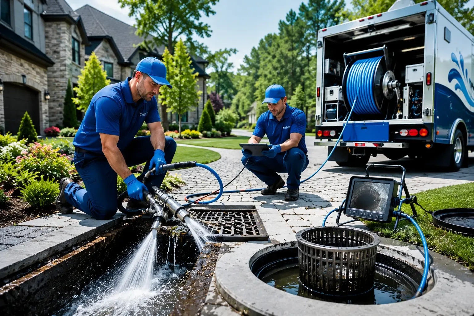 Local outdoor drain cleaning professionals in New Blaine, AR