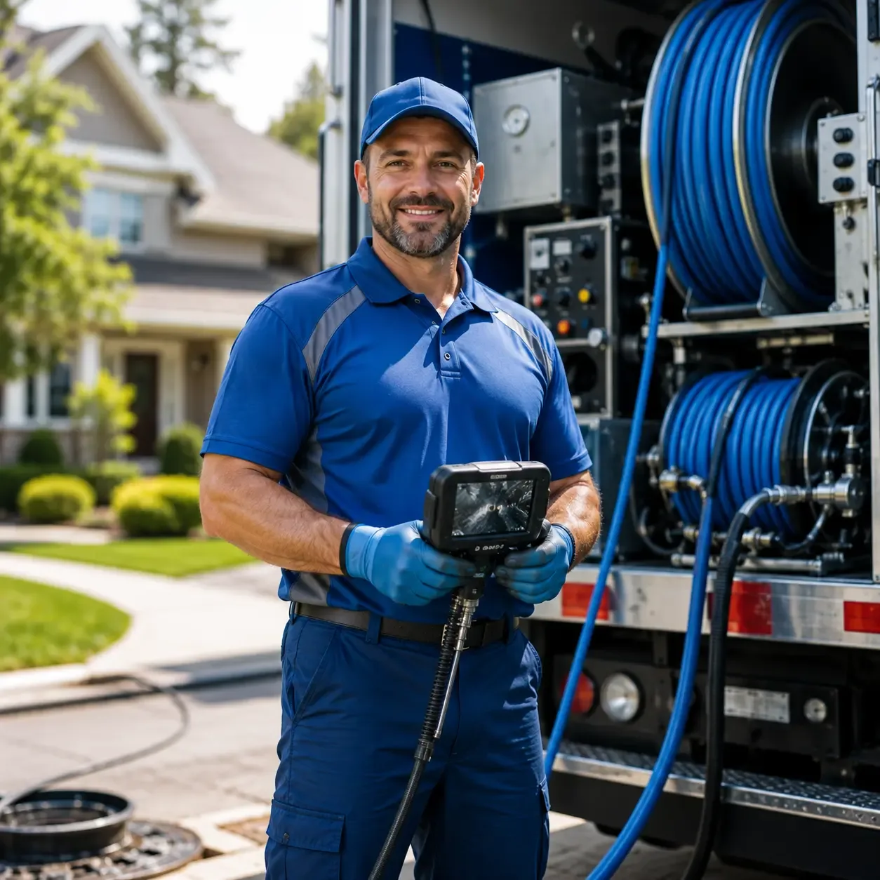 Local outdoor drain cleaning specialists in New Blaine, AR